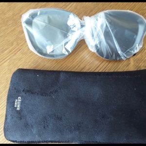 Black Cl41448/S 807 Grey Blue  Oversize Sunglasses